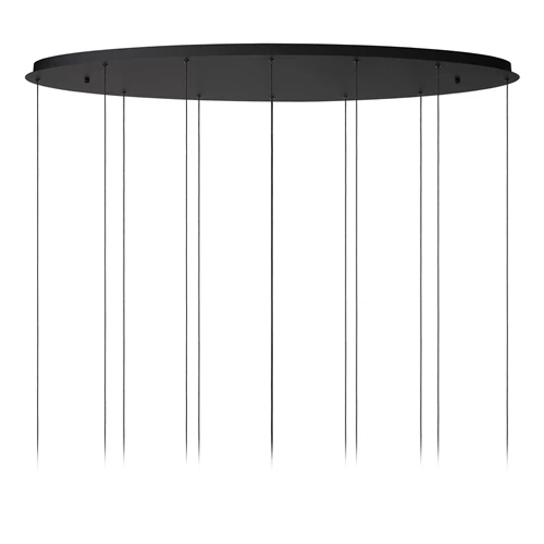 Lucide CALINA - Suspension - LED Dim. - CCT - 12x7W 2200K/3300K - Noir | Premium - détail 3